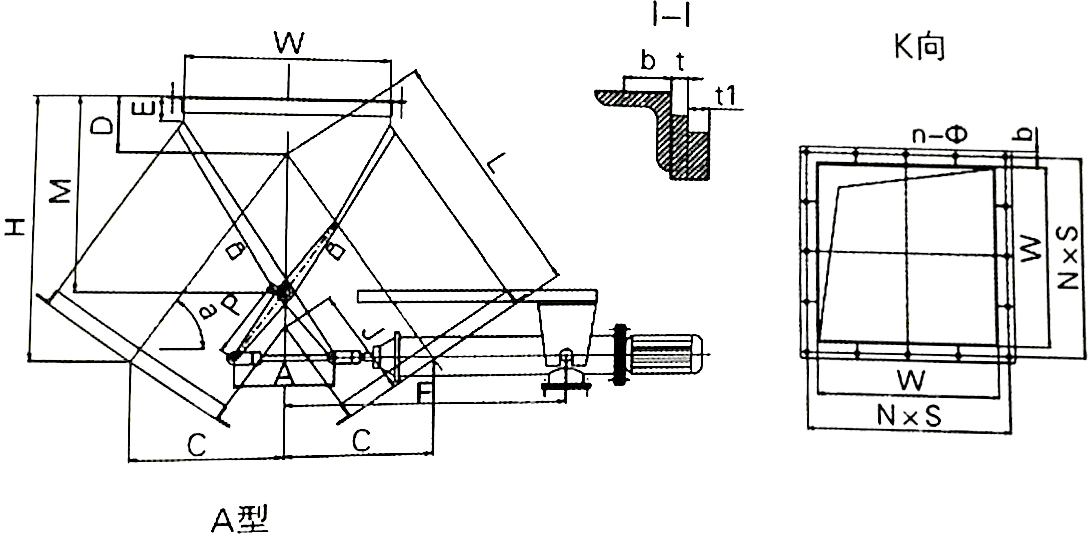 DSF-A型電動三通分料器 DSF-A型電動三通分料器