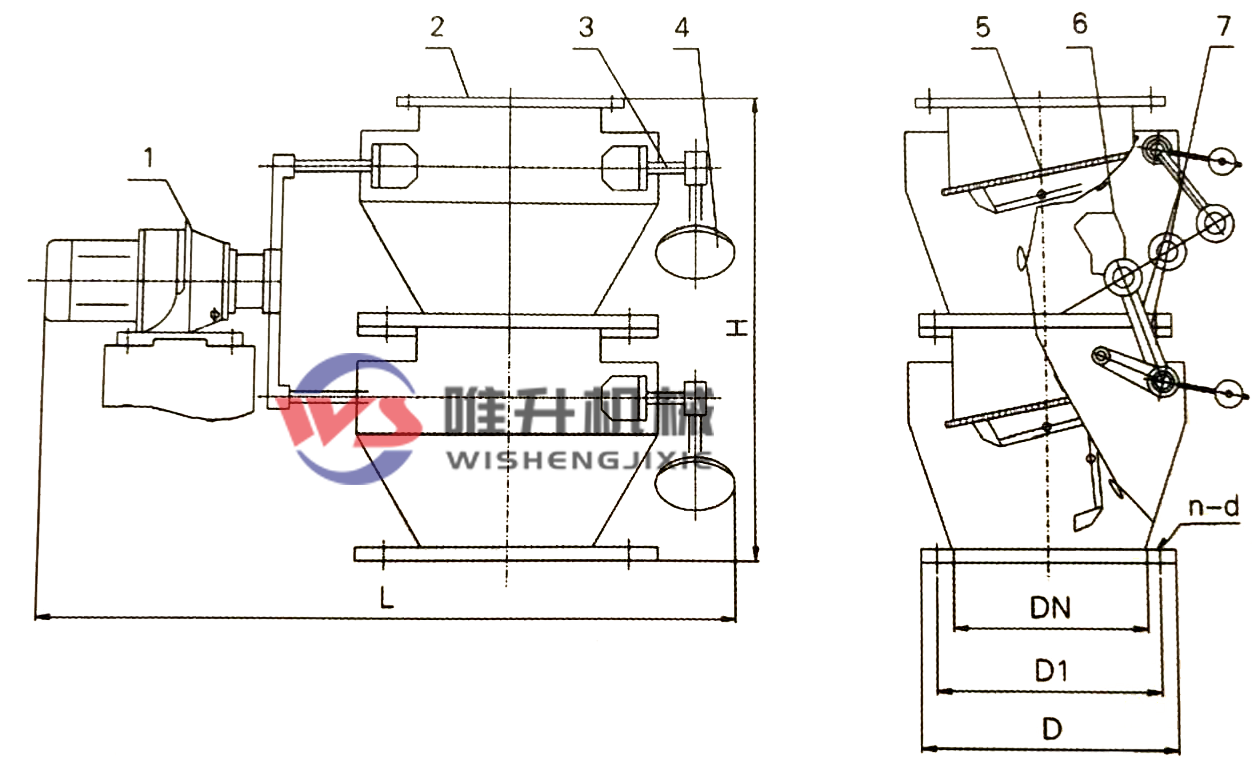 電動(dòng)雙層單門鎖風(fēng)翻板閥 電動(dòng)雙層單門鎖風(fēng)翻板閥