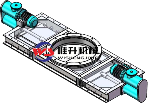 對(duì)開(kāi)式電液動(dòng)平板閘門 對(duì)開(kāi)式電液動(dòng)平板閘門